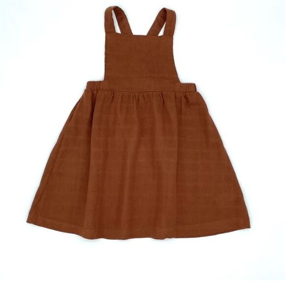 🔥 clearance 🔥 NWOT Brown Overall dress - Picture 1 of 3
